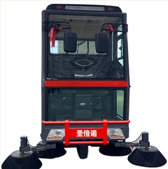 意昂42000AB全封闭雾炮高压冲洗驾驶式电动扫地机